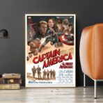 affiche captain america vintage