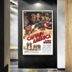 affiche captain america vintage