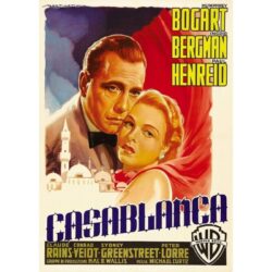 affiche Casablanca vintage