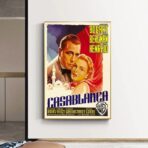 affiche Casablanca vintage