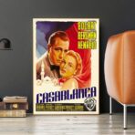 affiche Casablanca vintage