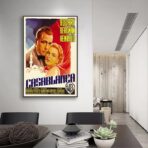 affiche Casablanca vintage