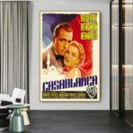 affiche Casablanca vintage