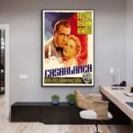 affiche Casablanca vintage