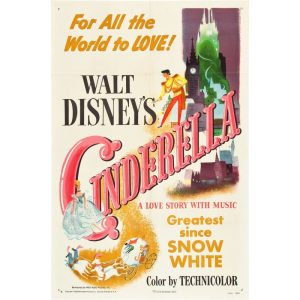 affiche cendrillon 1950