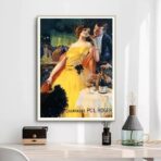 affiche champagne vintage