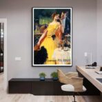 affiche champagne vintage