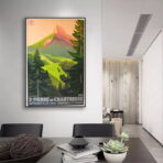 affiche chartreuse vintage