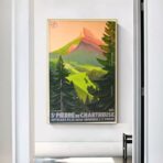affiche chartreuse vintage