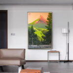 affiche chartreuse vintage