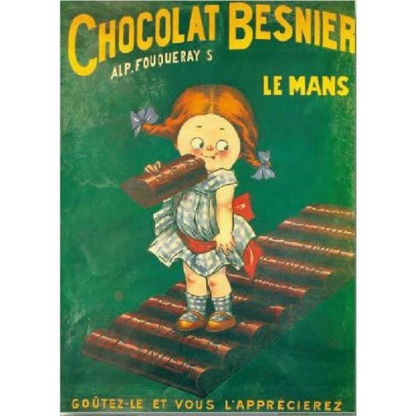 affiche-chocolat-besnier affiche chocolat besnier