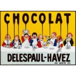 affiche chocolat vintage
