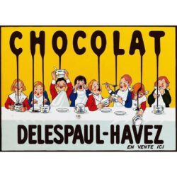 affiche chocolat vintage