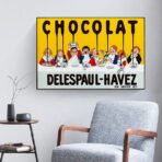 affiche chocolat vintage