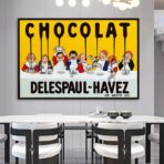 affiche chocolat vintage