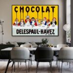 affiche chocolat vintage