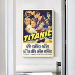 affiche cinema vintage titanic