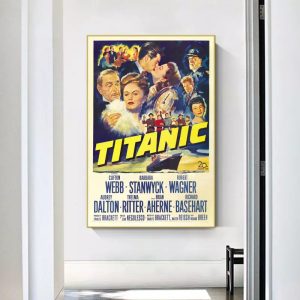 affiche cinema vintage titanic
