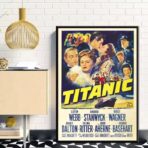 affiche cinema vintage titanic