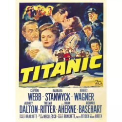 affiche cinema vintage titanic