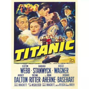 affiche cinema vintage titanic
