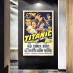 affiche cinema vintage titanic