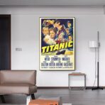 affiche cinema vintage titanic