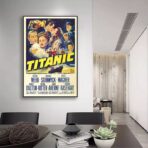 affiche cinema vintage titanic
