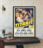 affiche cinema vintage titanic