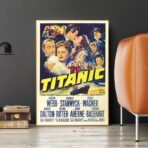 affiche cinema vintage titanic