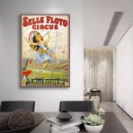 affiche cirque vintage