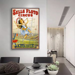 affiche cirque vintage