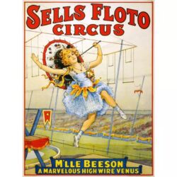 affiche cirque vintage