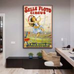 affiche cirque vintage