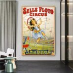 affiche cirque vintage