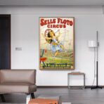 affiche cirque vintage