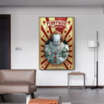 affiche clown vintage pennywise