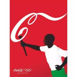 affiche coca cola vintage jeux olympiques
