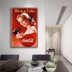 affiche coca cola vintage