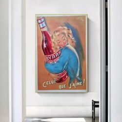 affiche cocktail vintage france