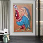 affiche cocktail vintage france
