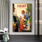 Affiche Vintage <br> Lillet Cocktail – Image 6