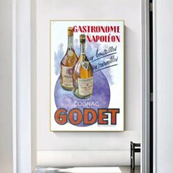 affiche de cognac vintage