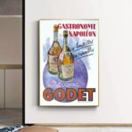 affiche de cognac vintage