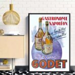 affiche de cognac vintage