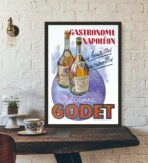 affiche de cognac vintage