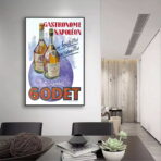 affiche de cognac vintage
