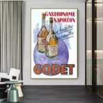 affiche de cognac vintage