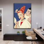 affiche coiffeur vintage