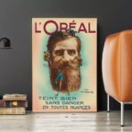 affiche coiffure vintage